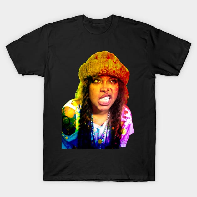 Erykah Badu RNB Watercolor T-Shirt by BLACKLEAF